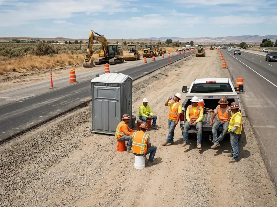 highway-road-construction-crew-007 — frequently asked questions, Porta Potty and Restroom Rentals in Commerce, GA